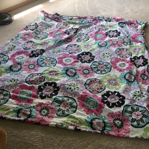 Pottery Barn Teen Full/Queen duvet floral